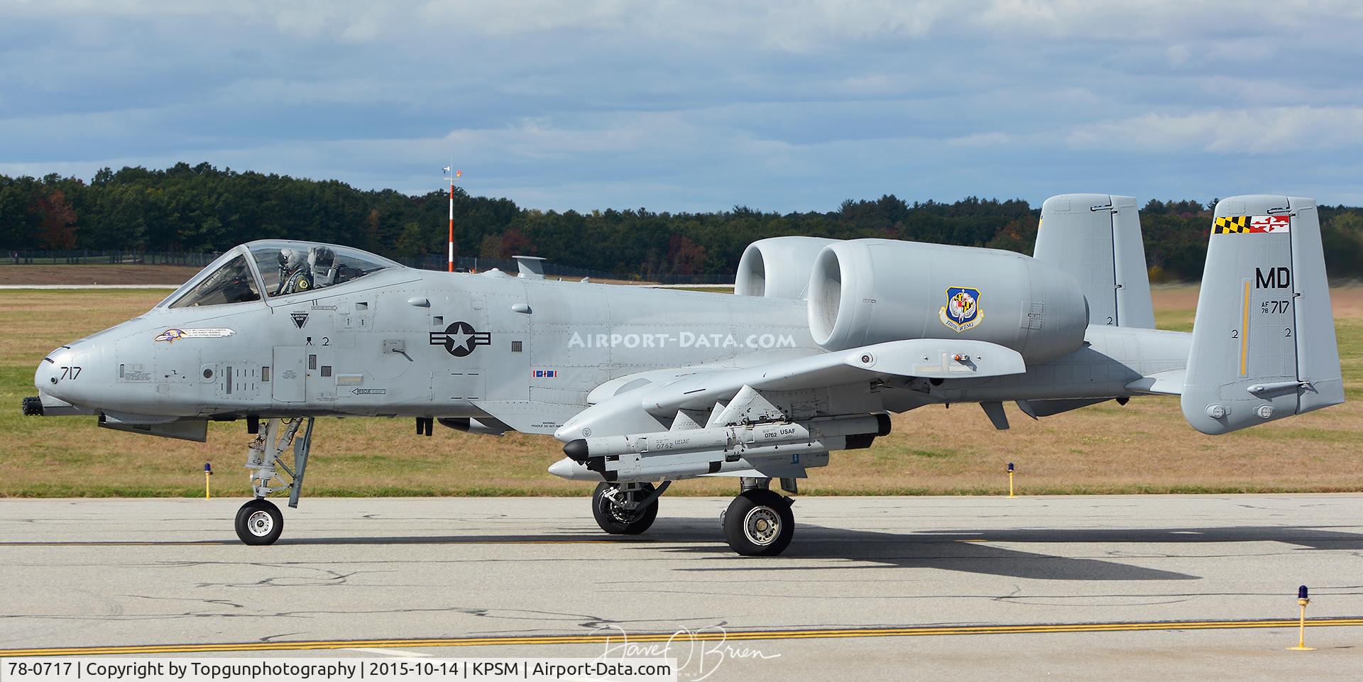 78-0717, 1978 Fairchild Republic A-10C Thunderbolt II C/N A10-0337, HOG31