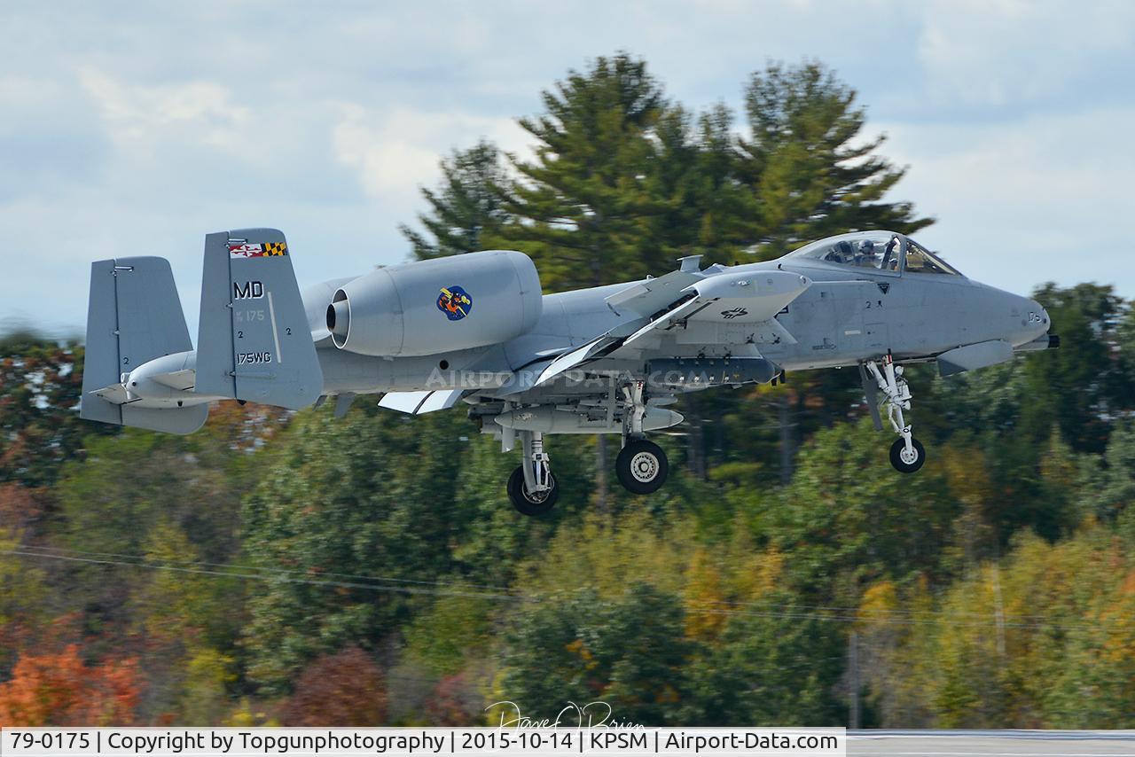 79-0175, 1979 Fairchild Republic A-10C Thunderbolt II C/N A10-0439, 175th WG over the numbers