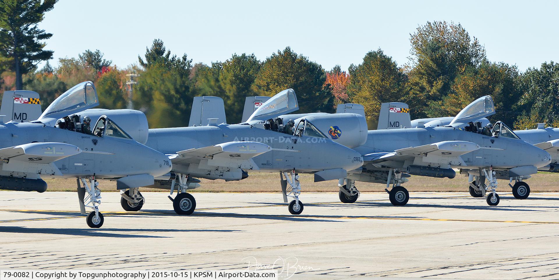 79-0082, 1979 Fairchild Republic A-10C Thunderbolt II C/N A10-0346, Warthog 01 flight holding in the Hammerhead for it's IFR release