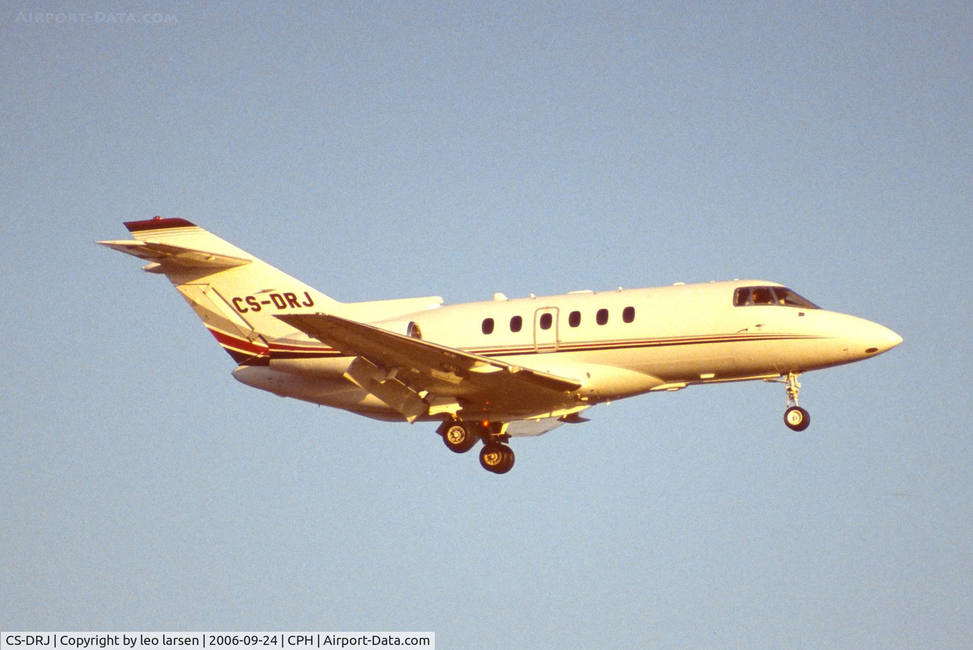 CS-DRJ, 2006 Raytheon Hawker 800XP C/N 258760, Copenhagen 24.9.2006