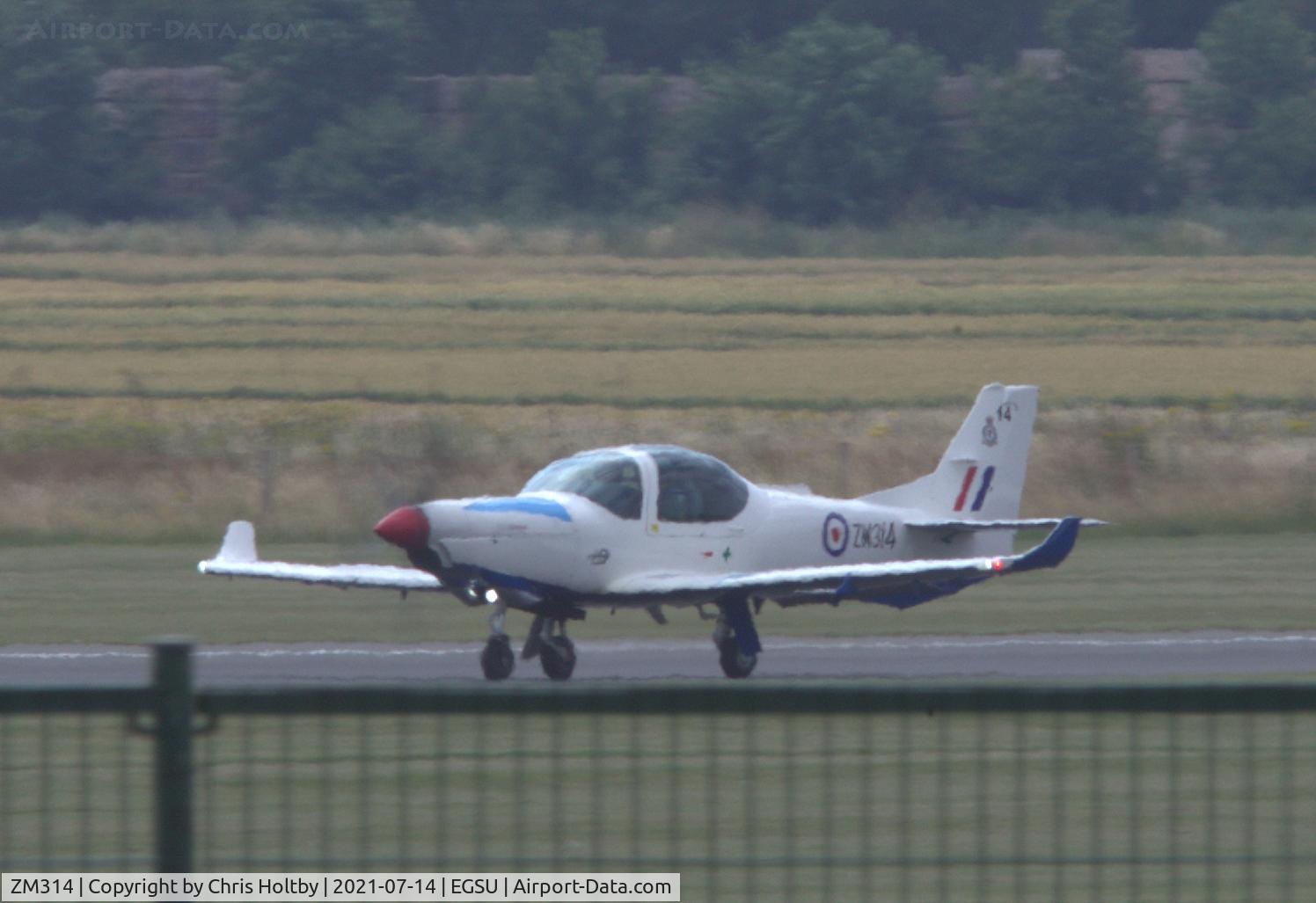 ZM314, 2017 Grob G-120TP-A Prefect T.1 C/N 11132, Arriving at Duxford