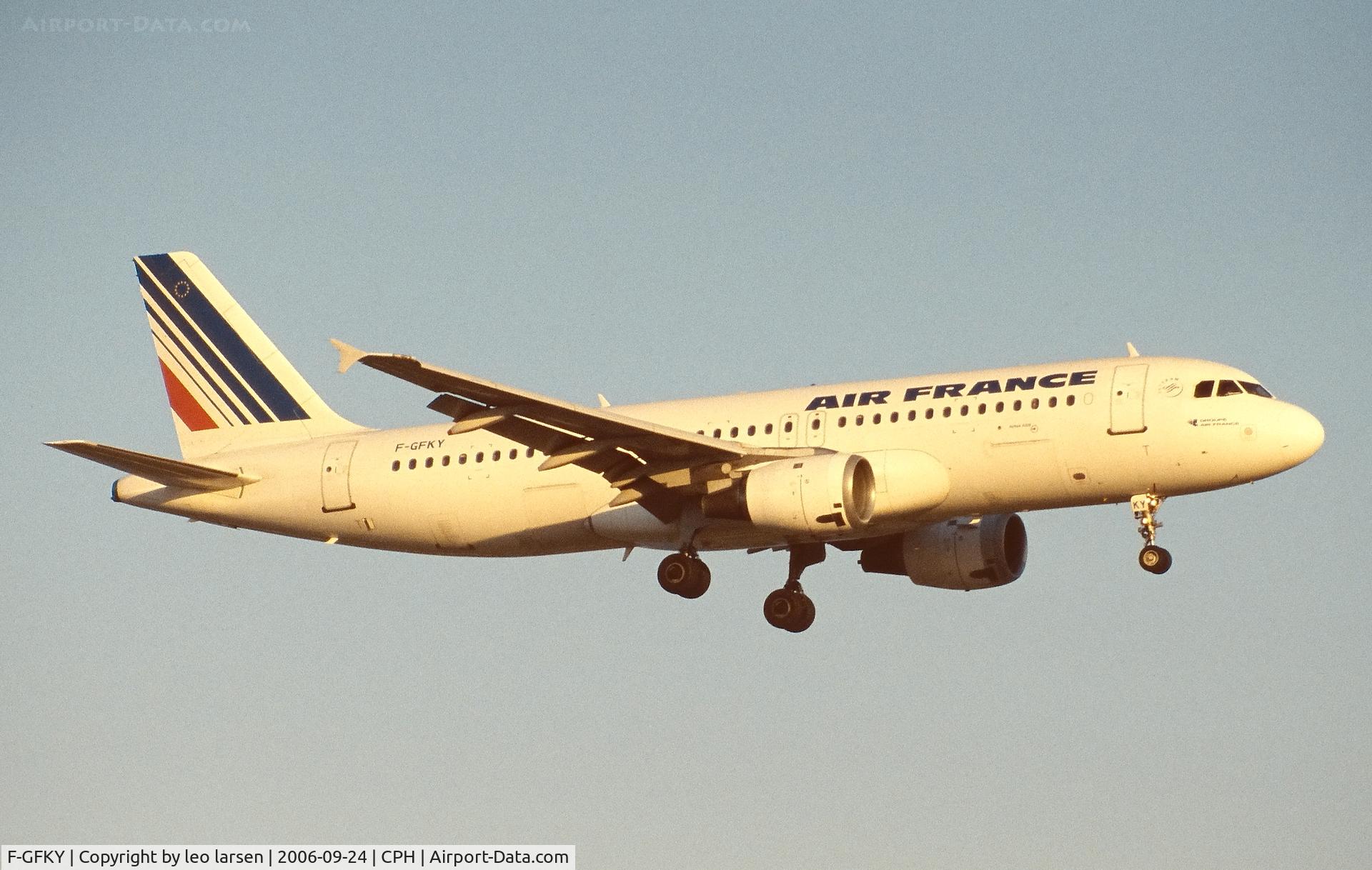 F-GFKY, 1991 Airbus A320-211 C/N 0285, Copenhagen 24.9.2006