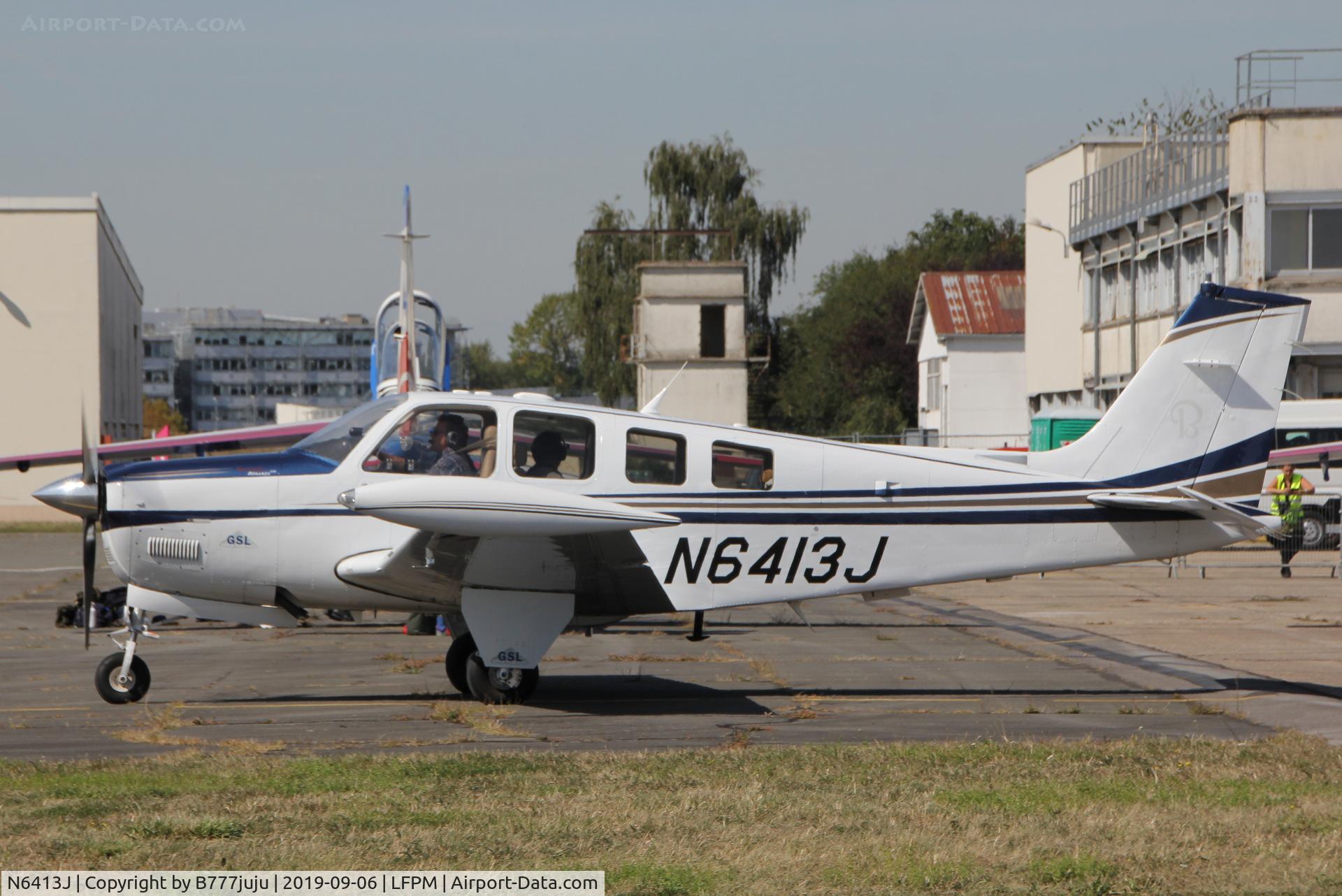 N6413J, Hawker Beechcraft Corp G36 Bonanza C/N E-3913, during Air Légende 2019