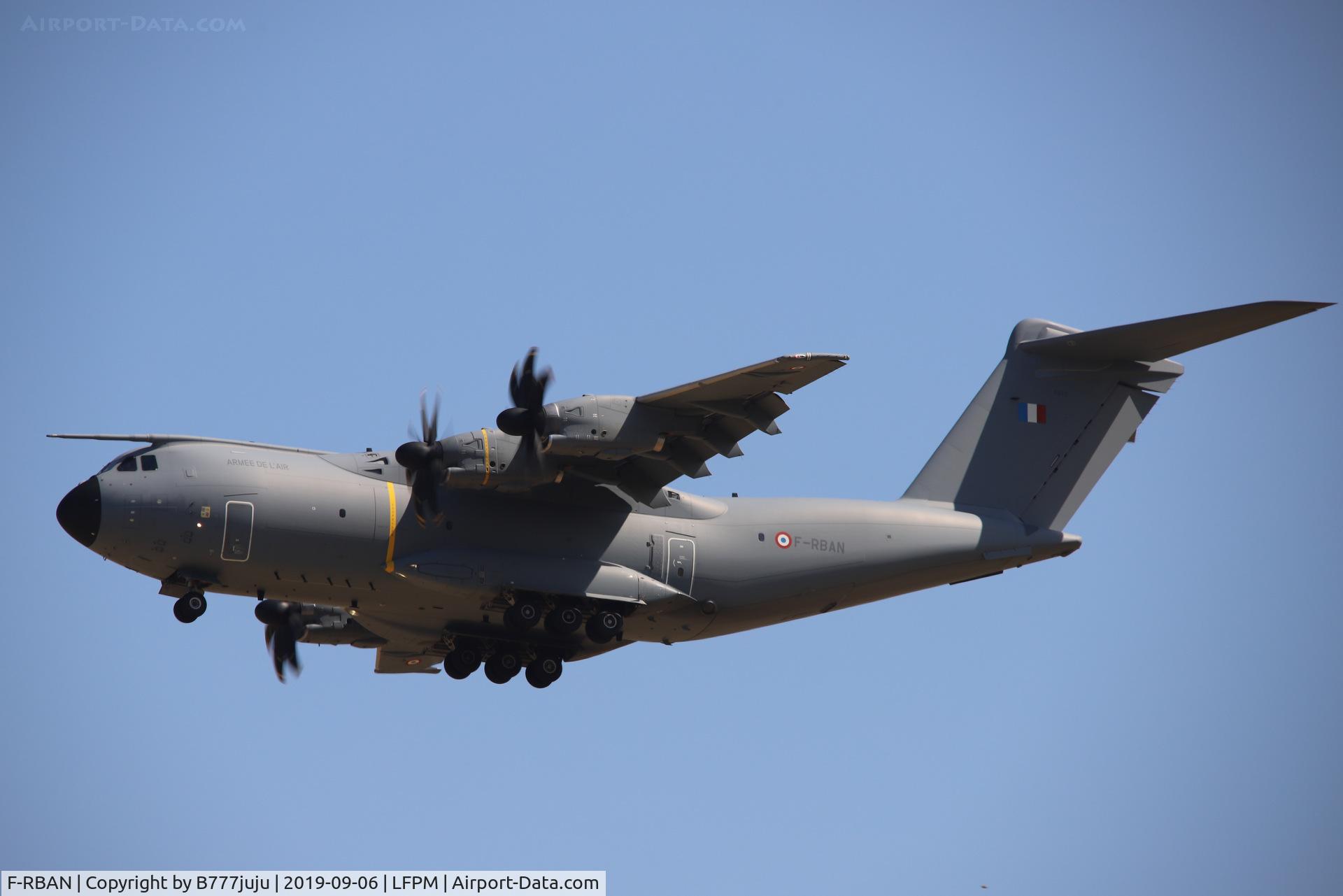 F-RBAN, 2018 Airbus A400M Atlas C/N 073, during Air Légende 2019