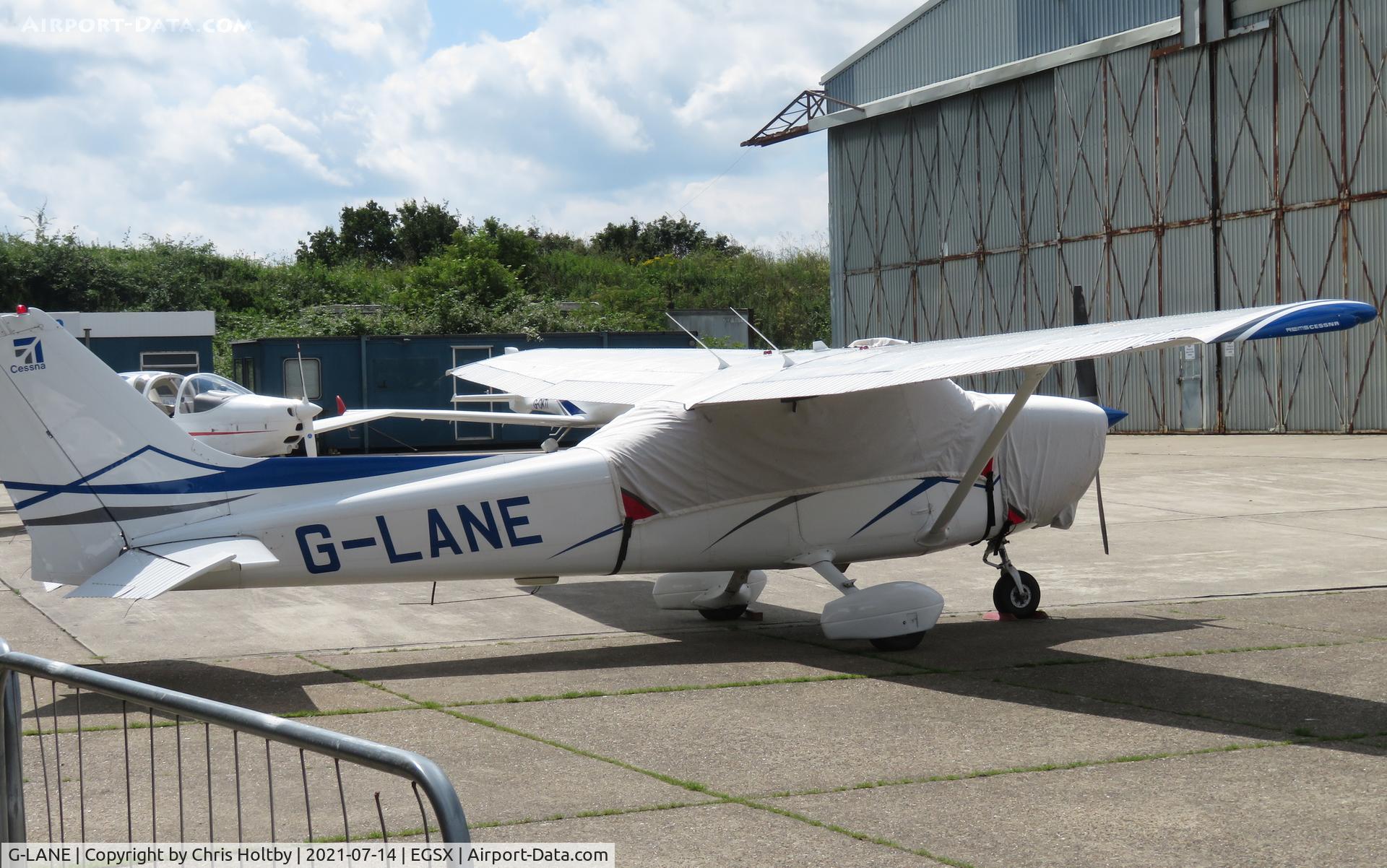 G-LANE, 1979 Reims F172N Skyhawk C/N 1853, Parked & covered at at North Weald