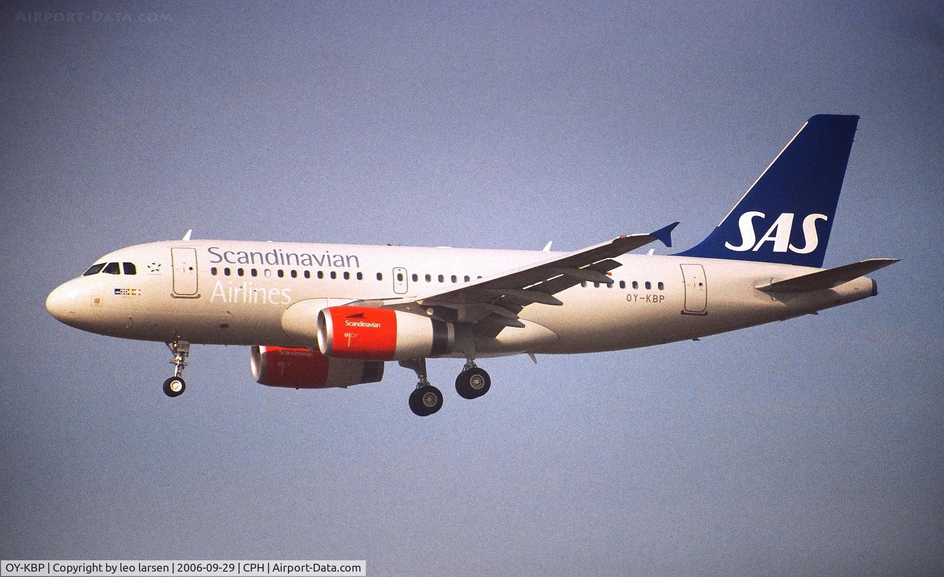 OY-KBP, 2006 Airbus A319-132 C/N 2888, Copenhagen 29.9.2006
