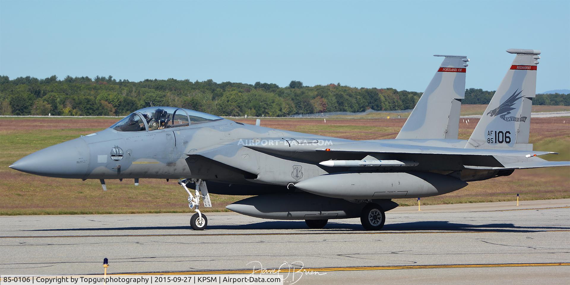 85-0106, 1985 McDonnell Douglas F-15C Eagle C/N 0960/C348, OR ANG