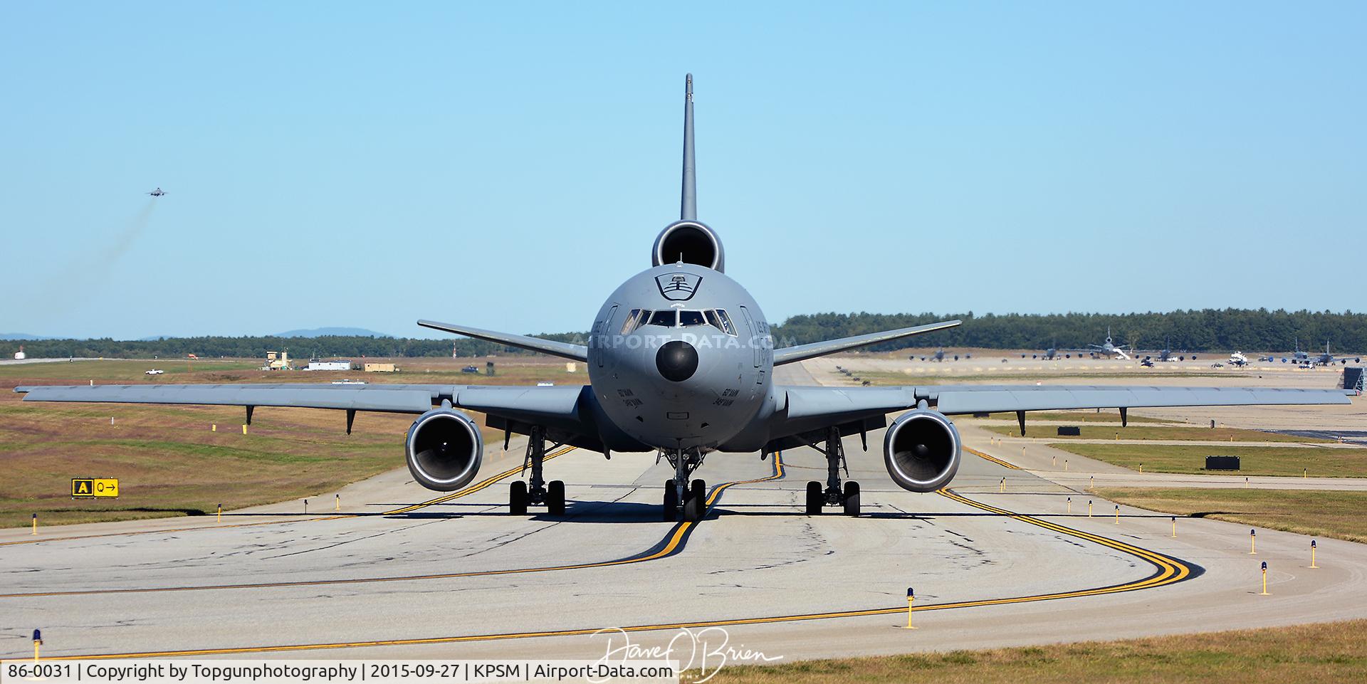 86-0031, 1986 McDonnell Douglas KC-10A Extender C/N 48244, BLUE31 bringing the OR ANG back home to Portland