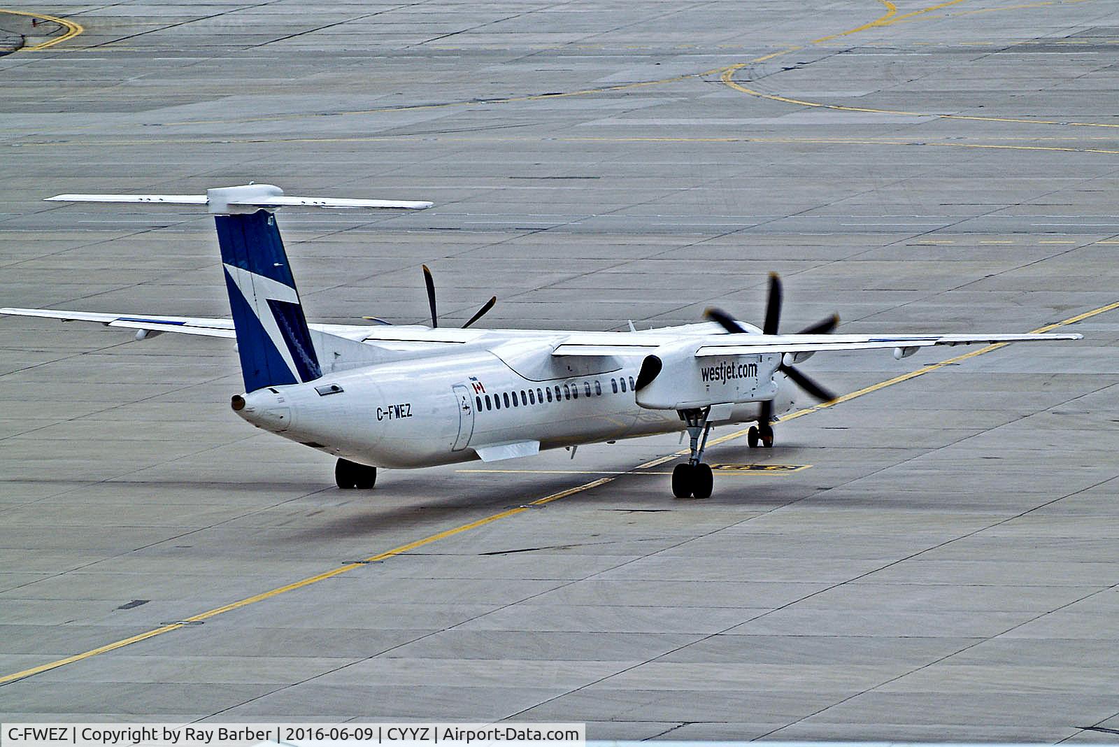 C-FWEZ, 2014 De Havilland Canada DHC-8Q-402NG Dash 8 C/N 4483, C-FWEZ   De Havilland Canada DHC-8Q-402NG [4483] (Westjet Encore) Toronto-Pearson Int'l~C 09/06/2016