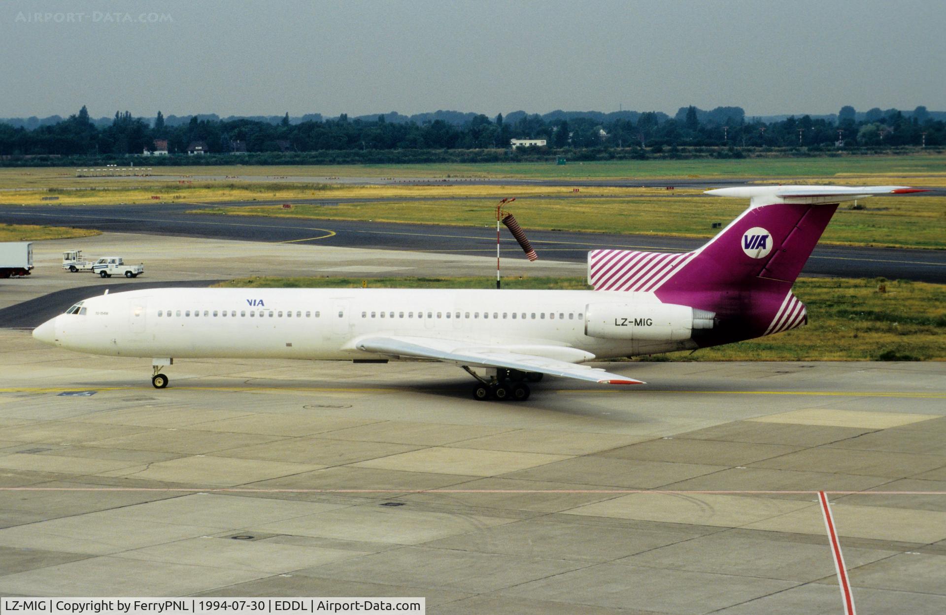 LZ-MIG, 1990 Tupolev Tu-154M C/N 90A840, Air Via Tu154