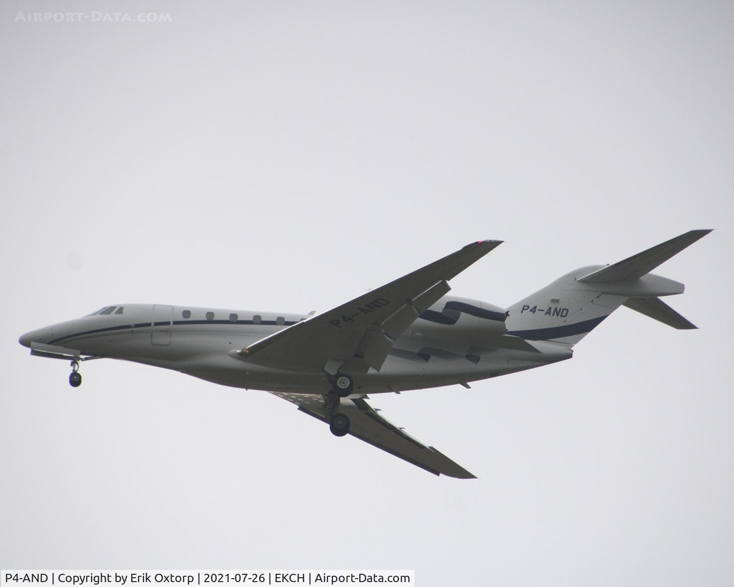 P4-AND, 1999 Cessna 750 Citation X Citation X C/N 750-0075, P4-AND landing rw 04R