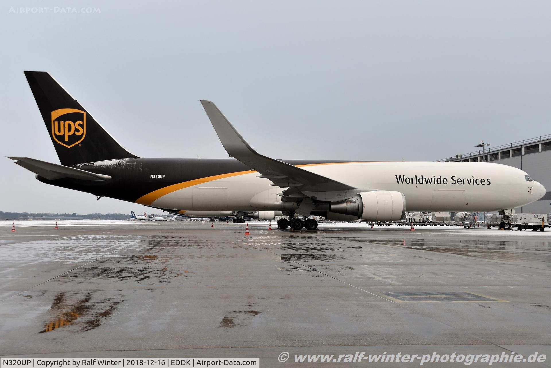 N320UP, 1997 Boeing 767-34AF C/N 27747, Boeing 767-34AF - 5X UPS United Parcel Service - 27747 - N320UP - 16.12.2018 - CGN
