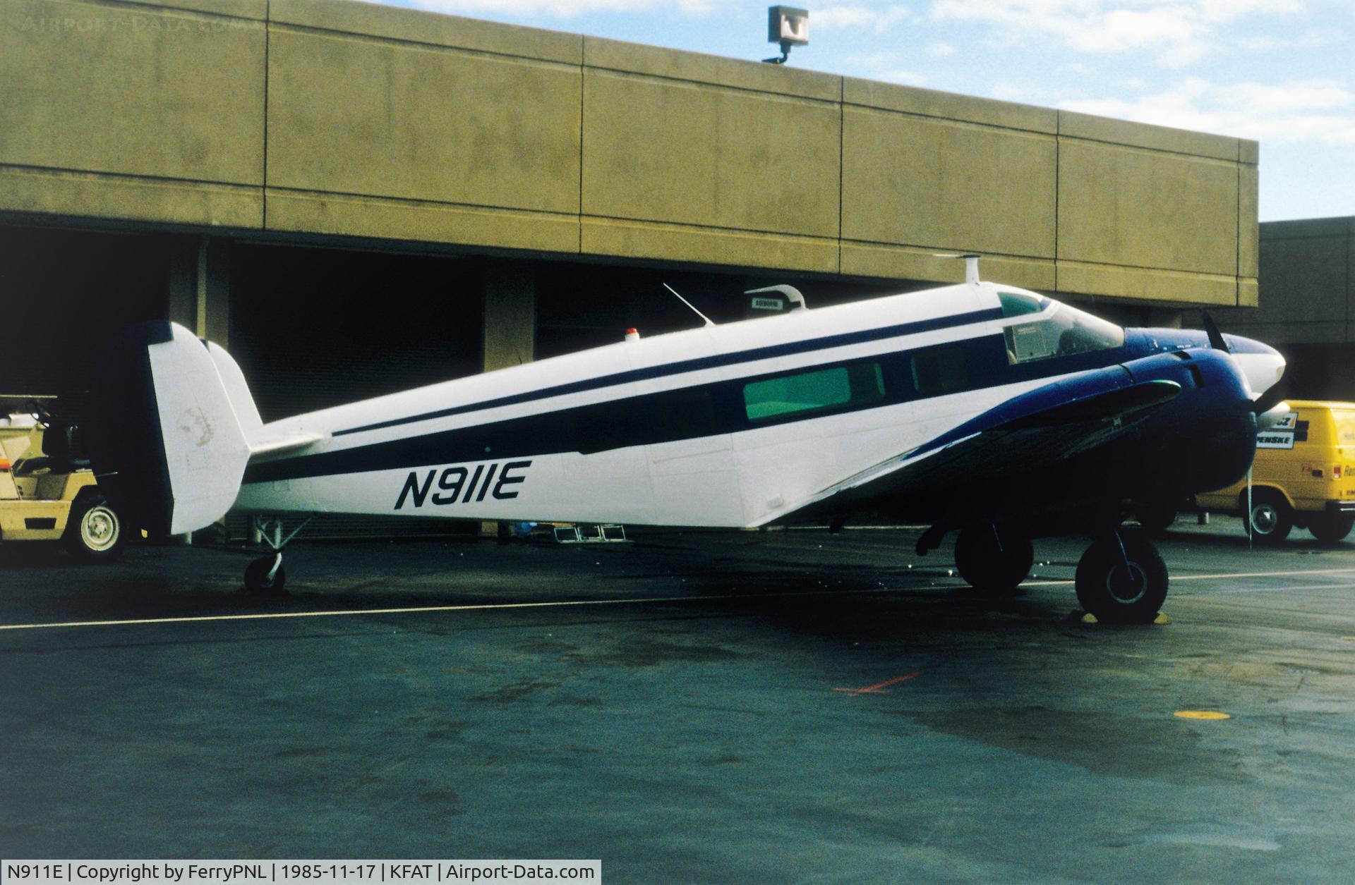 N911E, 1954 Beech E18S C/N BA-10, Union Flights Be18