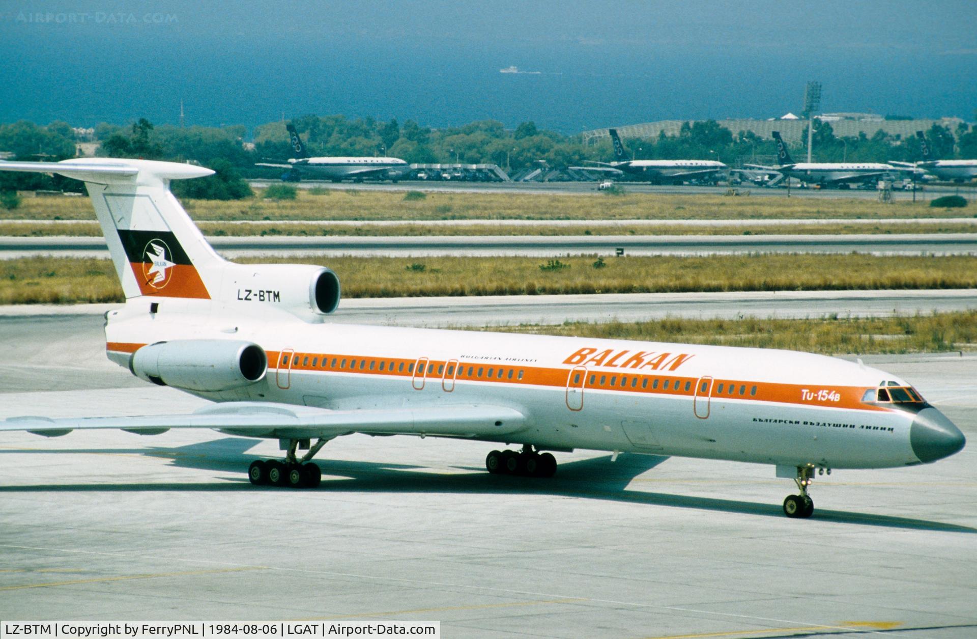 LZ-BTM, 1977 Tupolev Tu-154B C/N 77A209, Arrival of Balkan Tu154