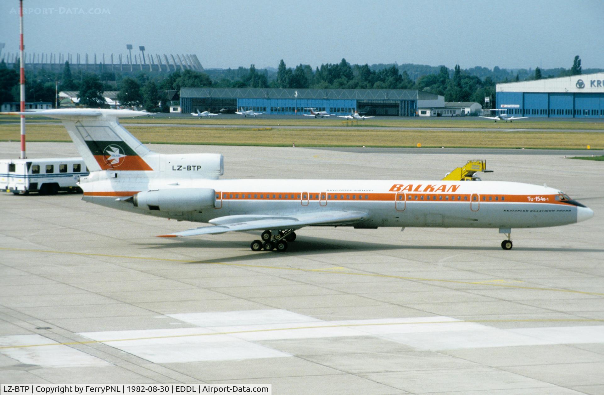 LZ-BTP, 1978 Tupolev Tu-154B-1 C/N 78A278, Balkan Tu154 for departure