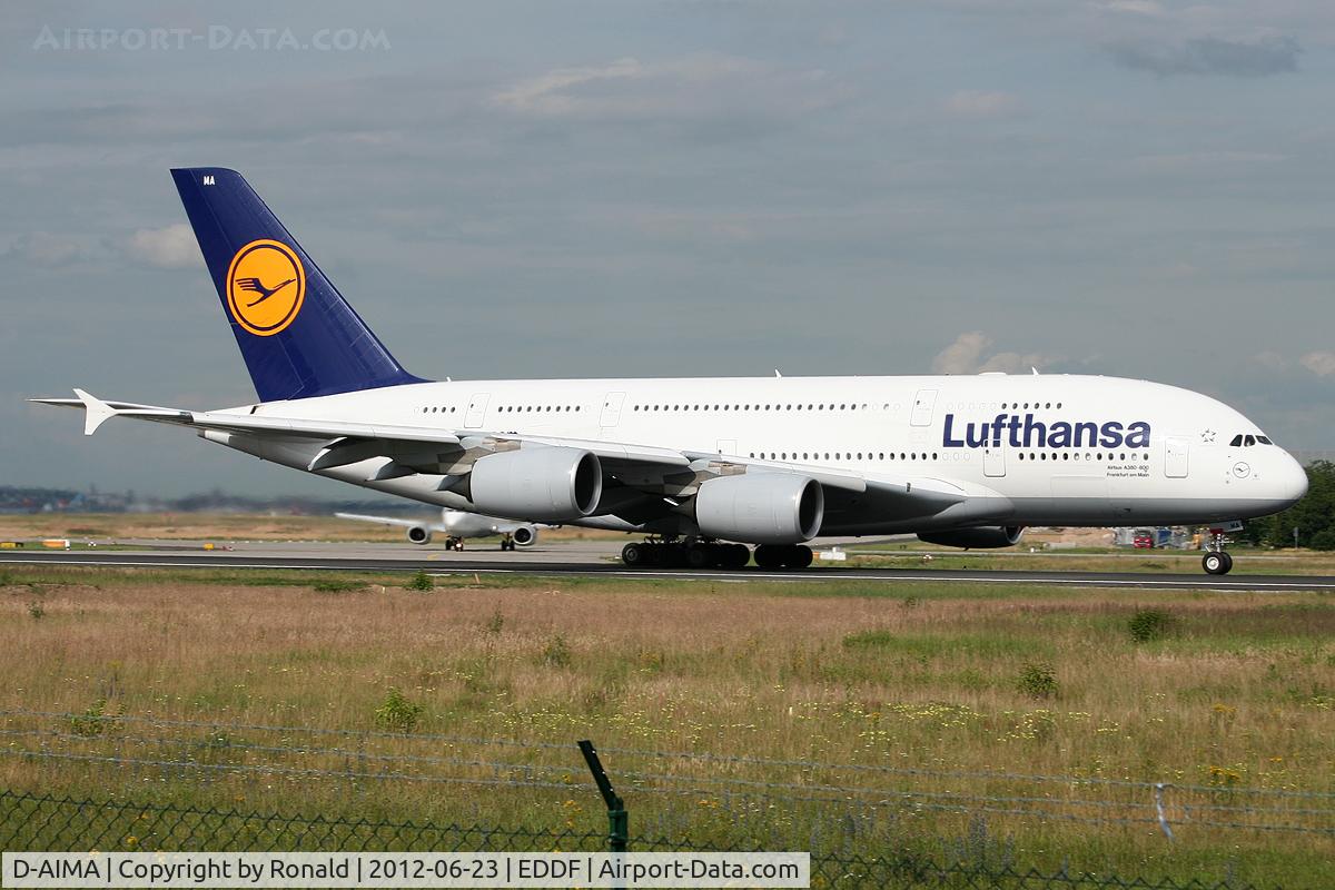 D-AIMA, 2010 Airbus A380-841 C/N 038, at fra