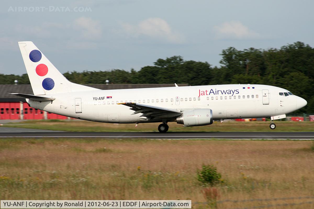 YU-ANF, 1985 Boeing 737-3H9 C/N 23330/1136, at fra