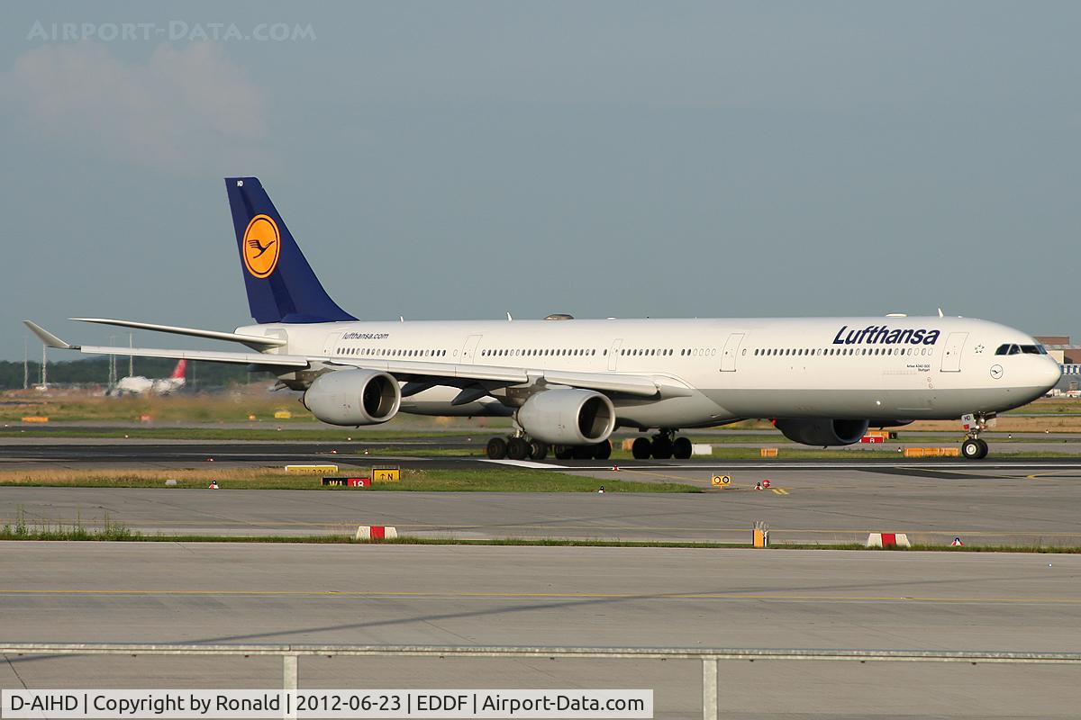 D-AIHD, 2003 Airbus A340-642 C/N 537, at fra
