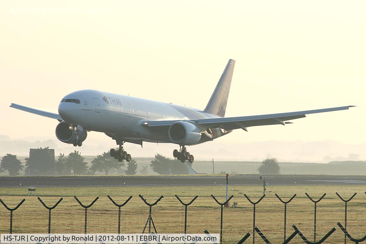 HS-TJR, 2006 Boeing 777-2D7/ER C/N 34586/588, at bru