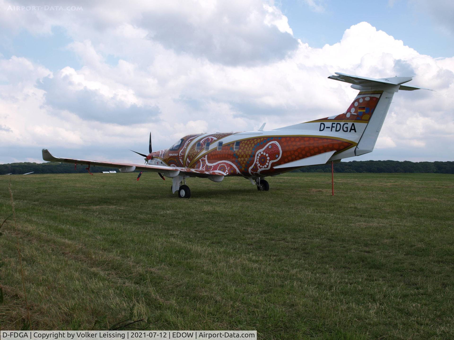 D-FDGA, 2020 Pilatus PC-12/47E C/N 2053, parking