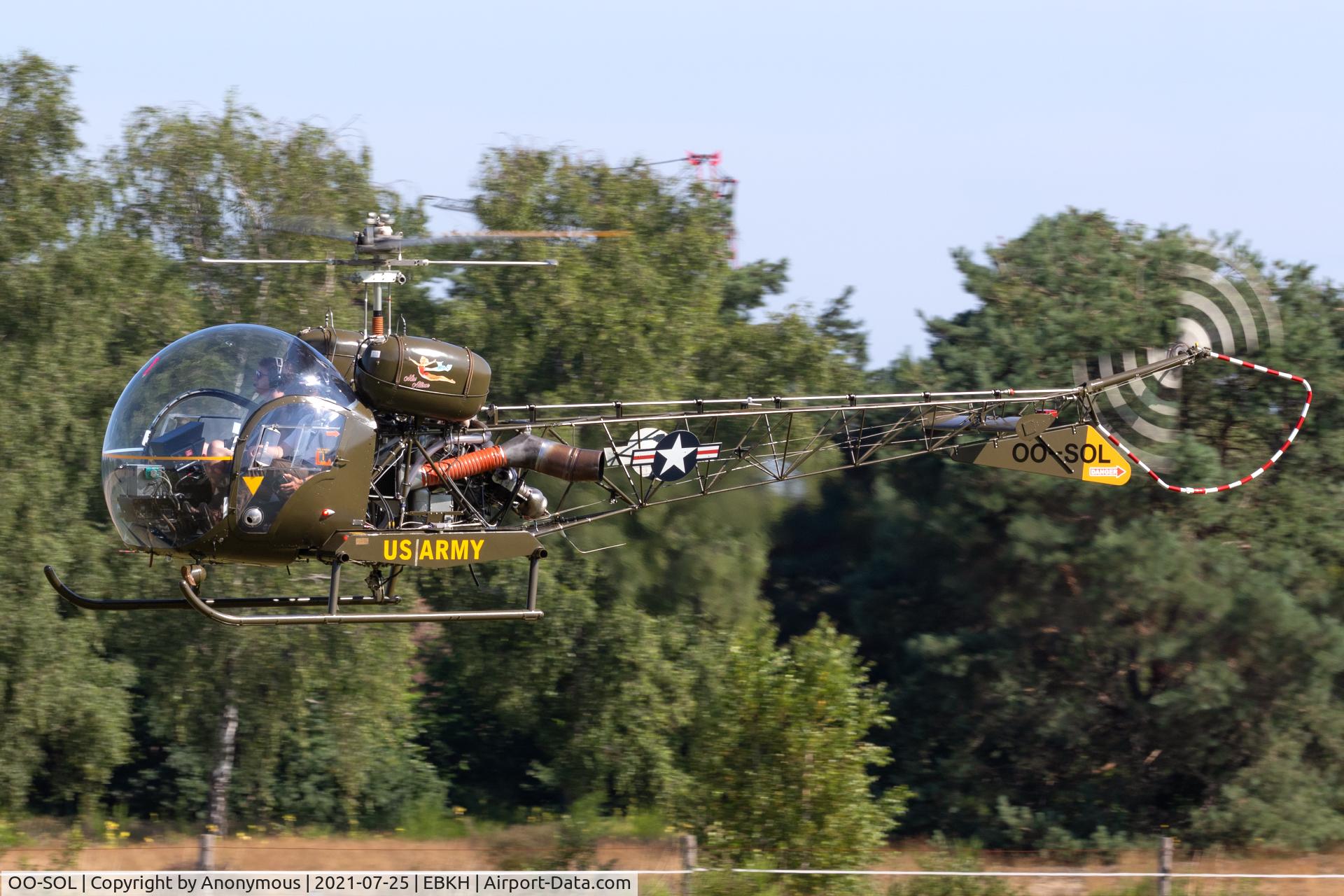 OO-SOL, 1966 Bell 47G-3B C/N WA386, Visiting the 2021 Fly-in of Keiheuvel