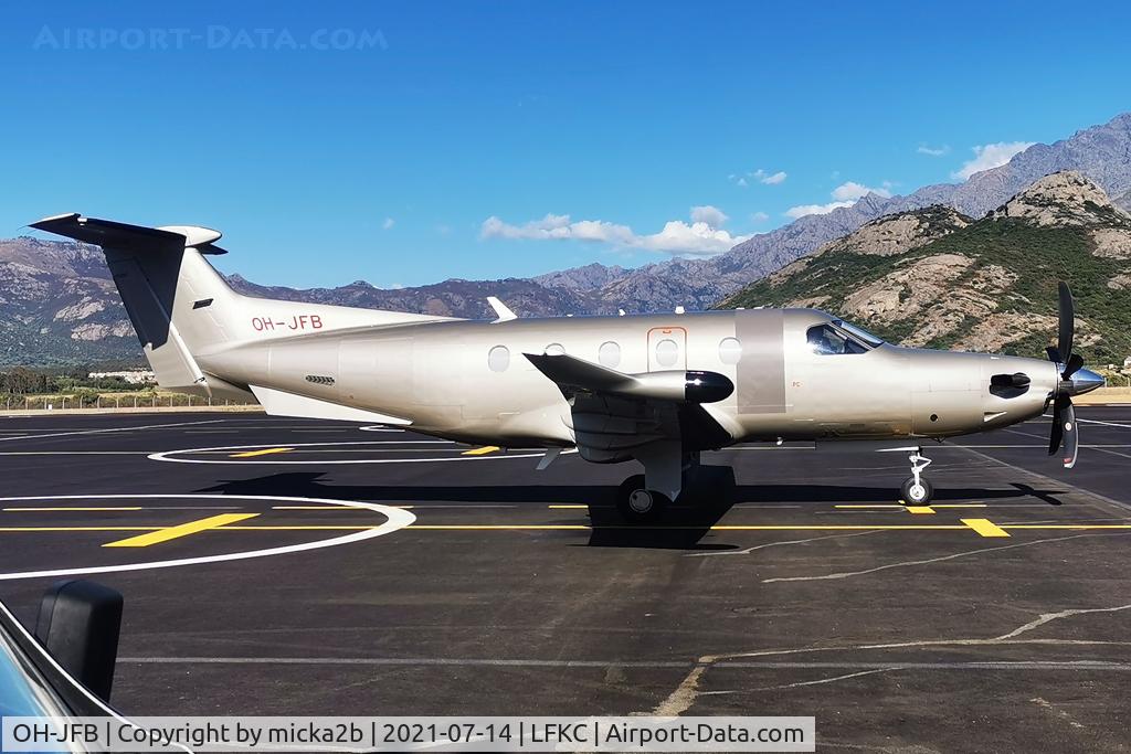 OH-JFB, 2016 Pilatus PC-12/47E NG C/N 1676, Parked