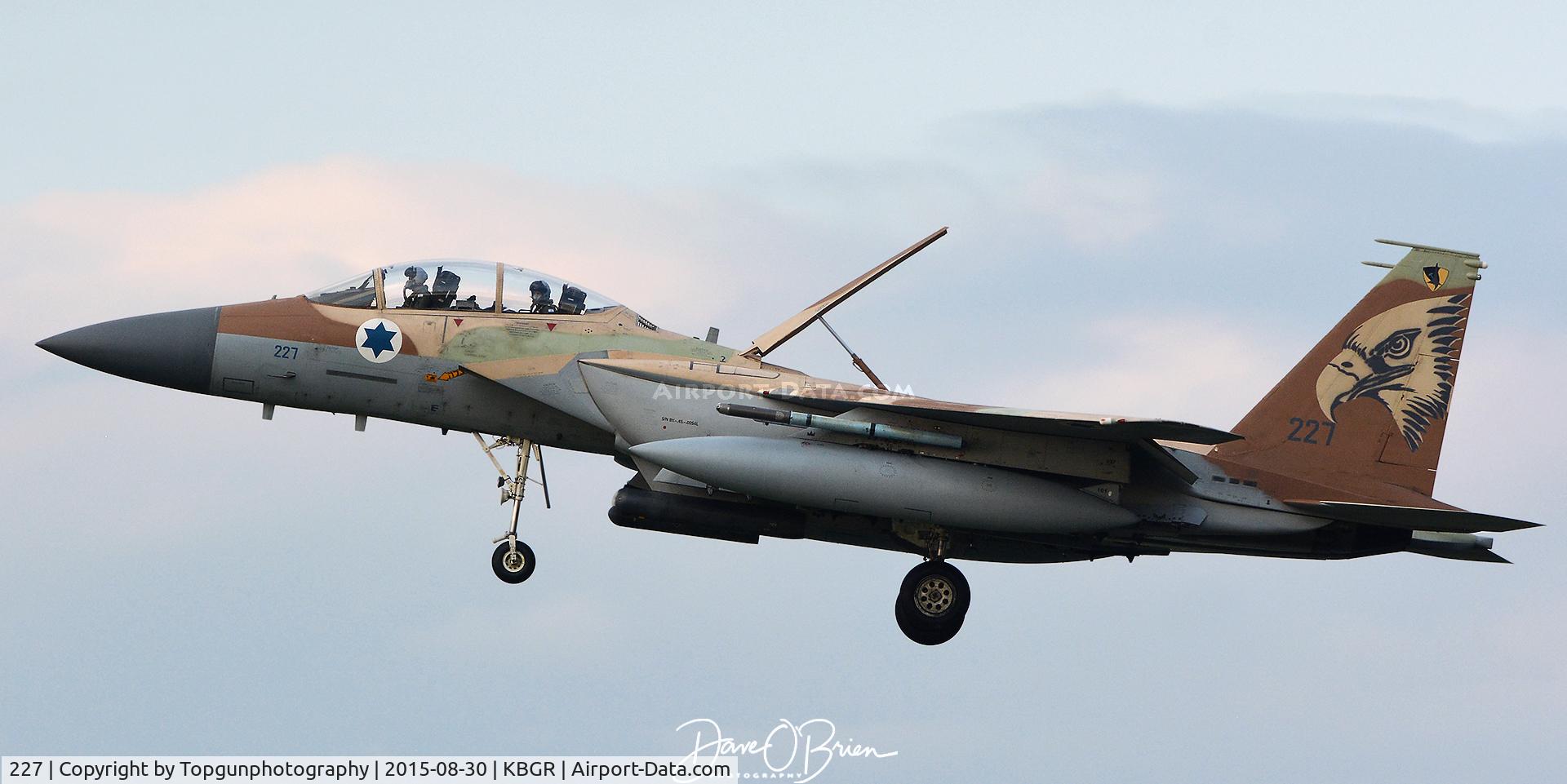 227, 1994 McDonnell Douglas F-15I Ra'am C/N 1298/1009, Israeli F-15I