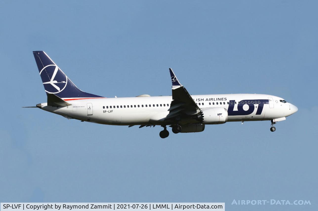 SP-LVF, 2021 Boeing 737-8 MAX C/N 43320, B737-8 MAX SP-LVF LOT Polish Airlines