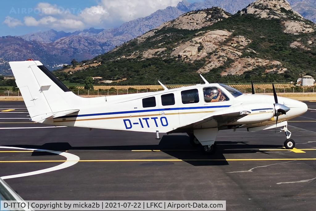D-ITTO, Beech 58 Baron C/N TH-443, Parked