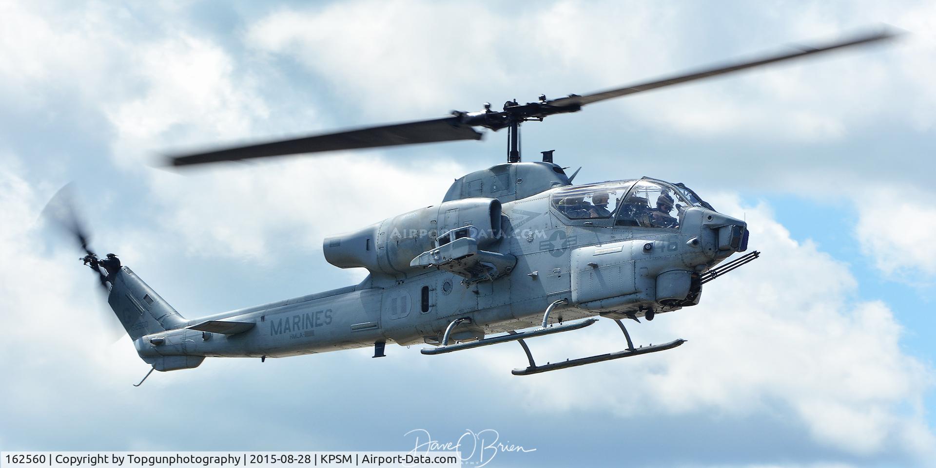 162560, Bell AH-1W Super Cobra C/N 26229/29151, Rare visitor stopping into PSM