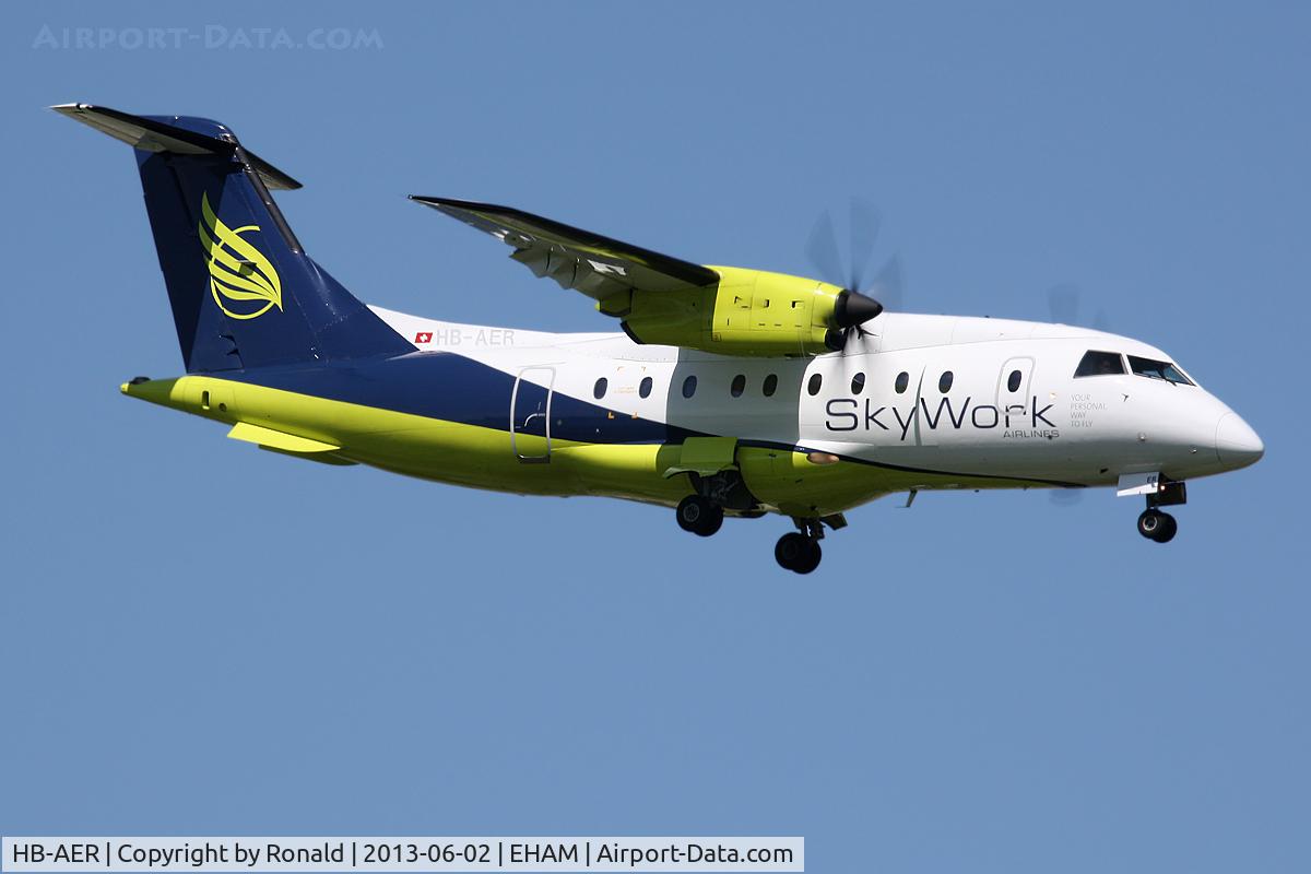 HB-AER, 1996 Dornier 328-110 C/N 3066, at spl