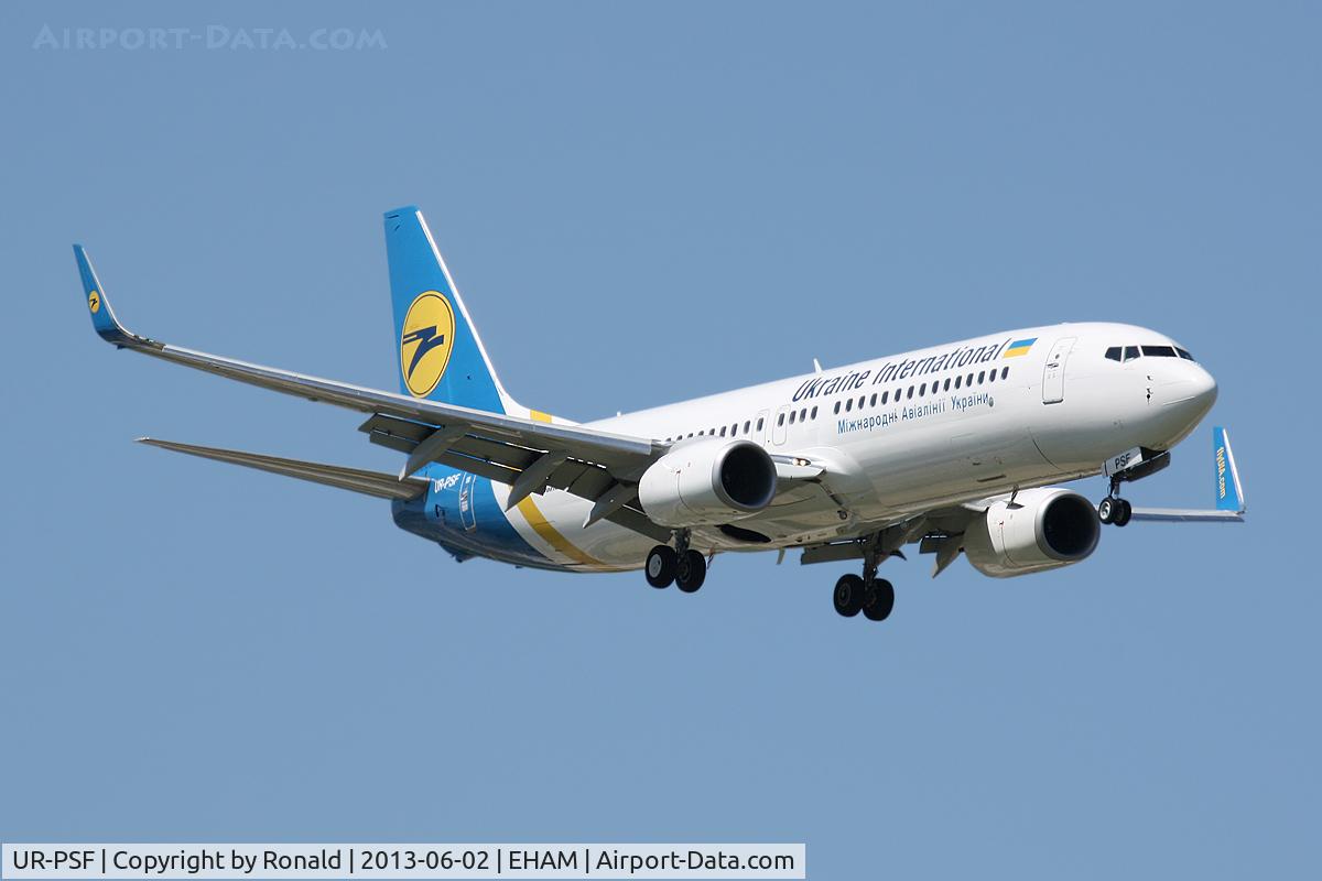 UR-PSF, 2012 Boeing 737-84R C/N 38120, at spl