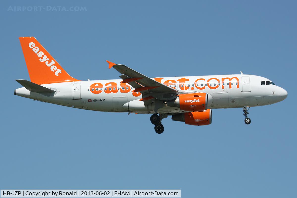 HB-JZP, 2005 Airbus A319-111 C/N 2427, at spl