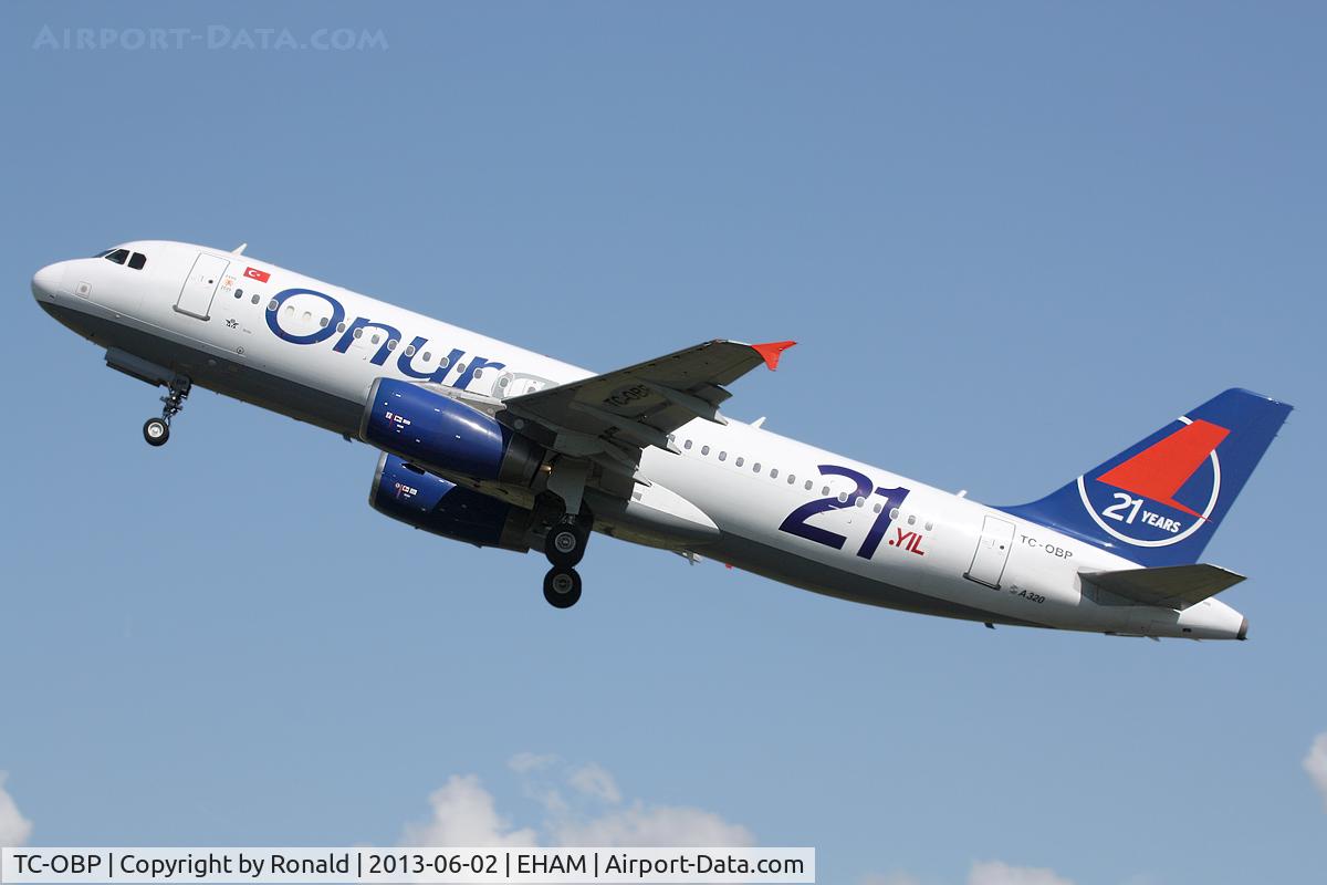 TC-OBP, 1994 Airbus A320-232 C/N 496, at spl