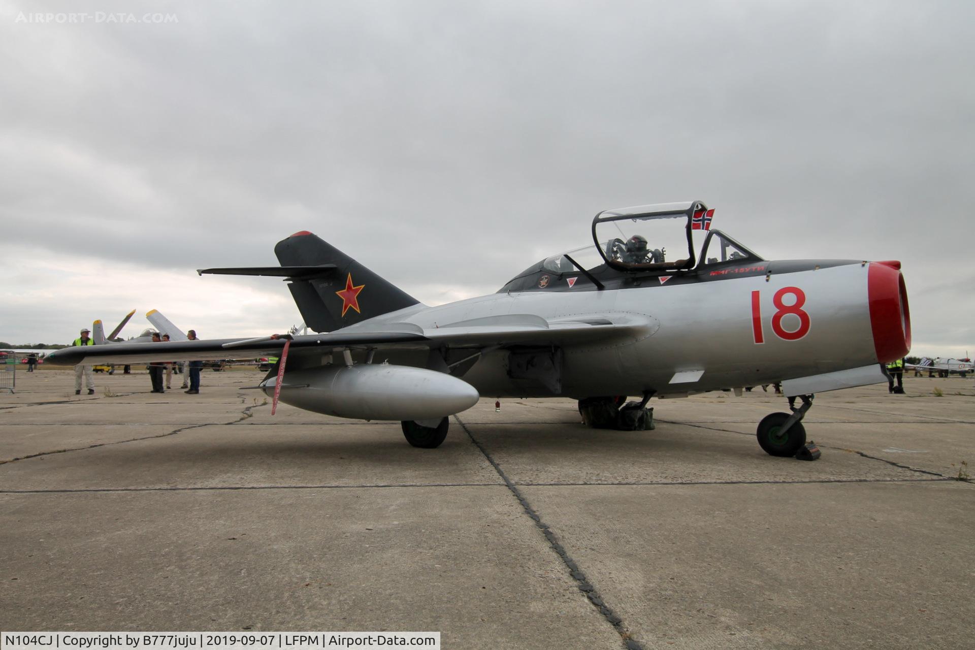 N104CJ, 1952 PZL-Mielec SBLim-2 (MiG-15UTI) C/N 1A01004, during Air Légende 2019