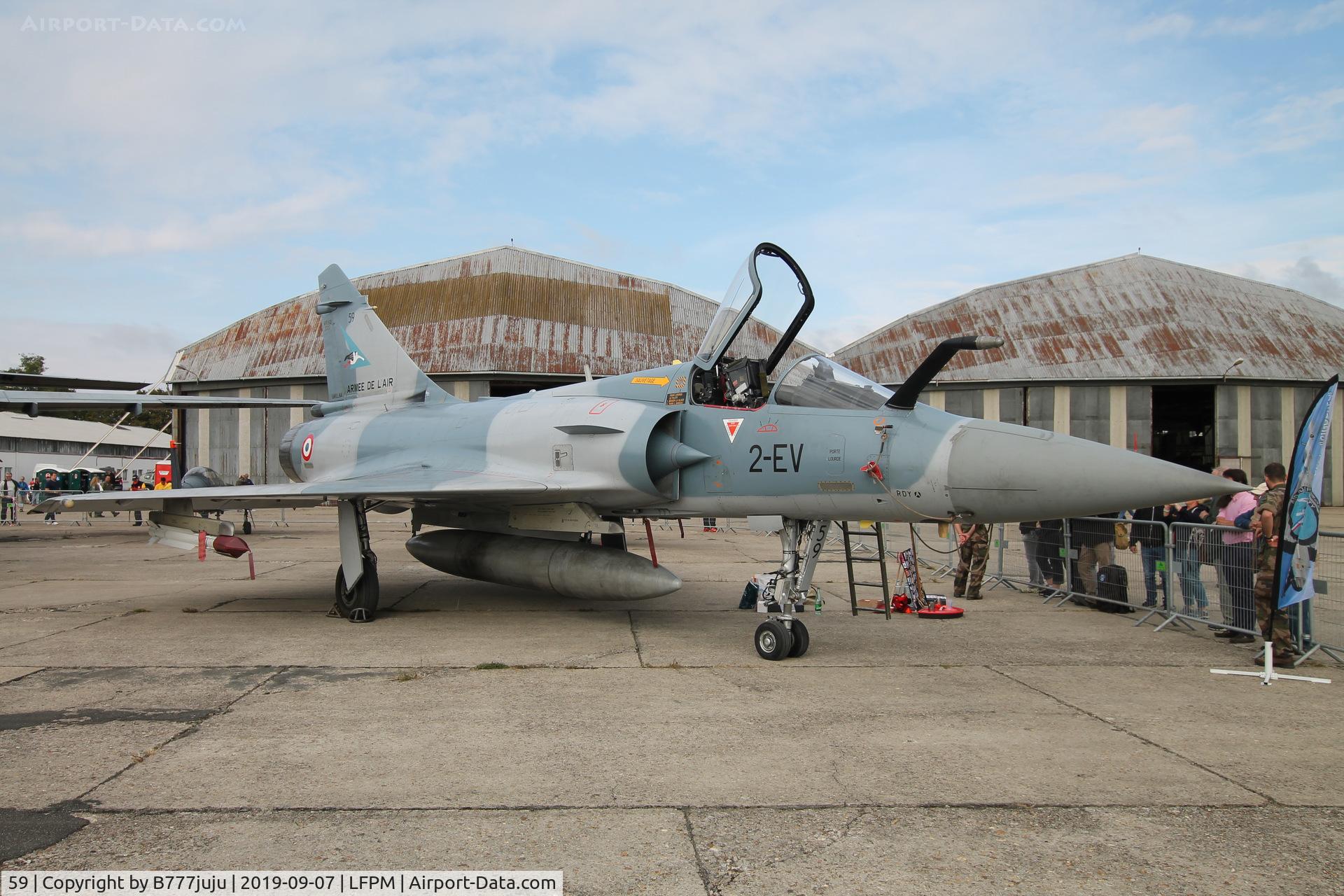 59, Dassault Mirage 2000-5F C/N 266, during Air Légende 2019