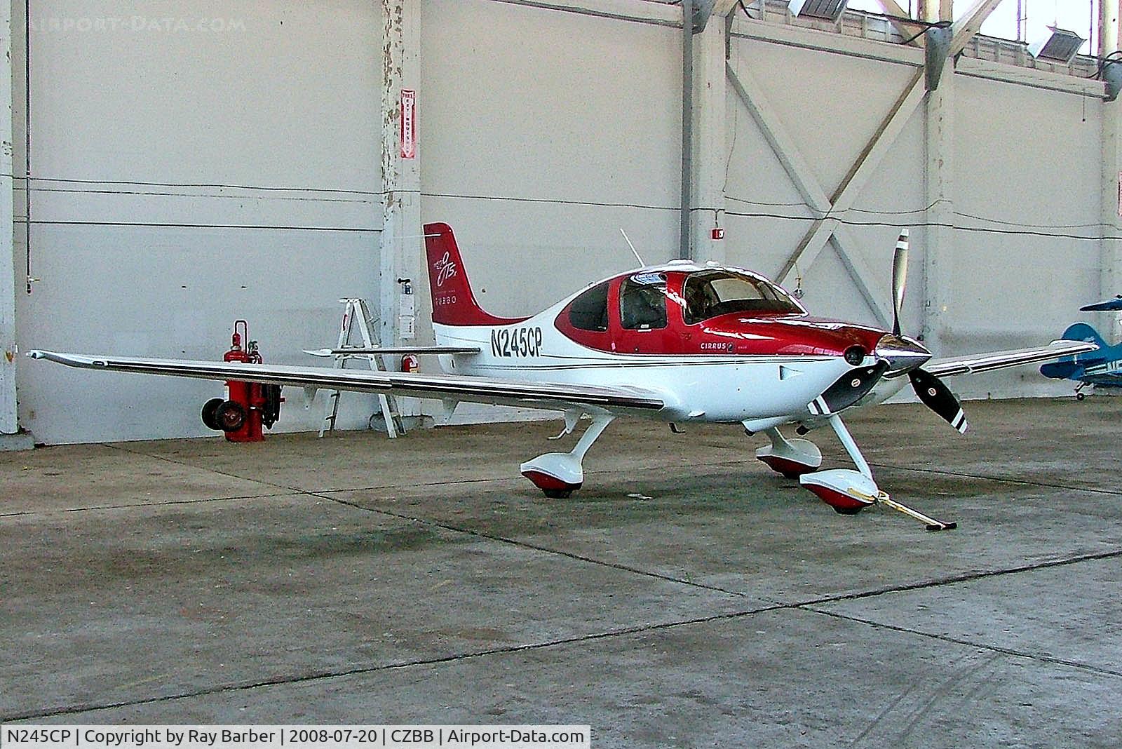 N245CP, 2008 Cirrus SR22 C/N 3074, N245CP   Cirrus SR-22 G3GTSX Turbo [3074] Boundary Bay~C 20/07/2008