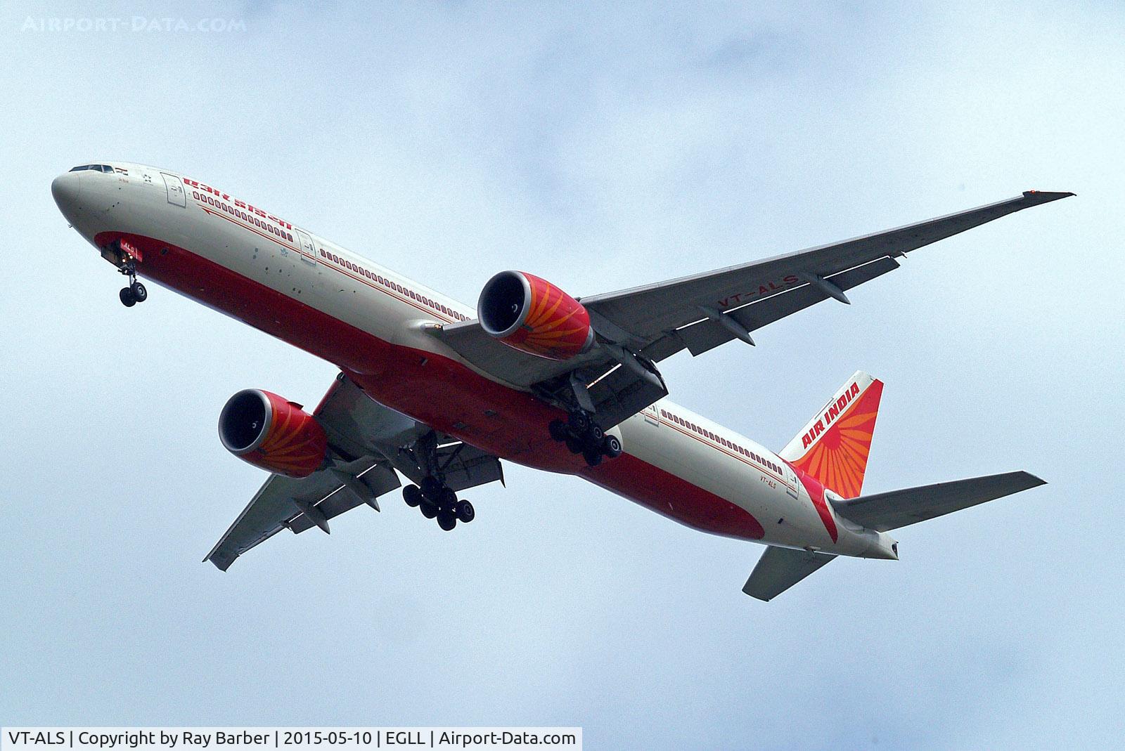 VT-ALS, 2010 Boeing 777-337/ER C/N 36317, VT-ALS   Boeing 777-337ER [36317] (Air India) Home~G 10/05/2015