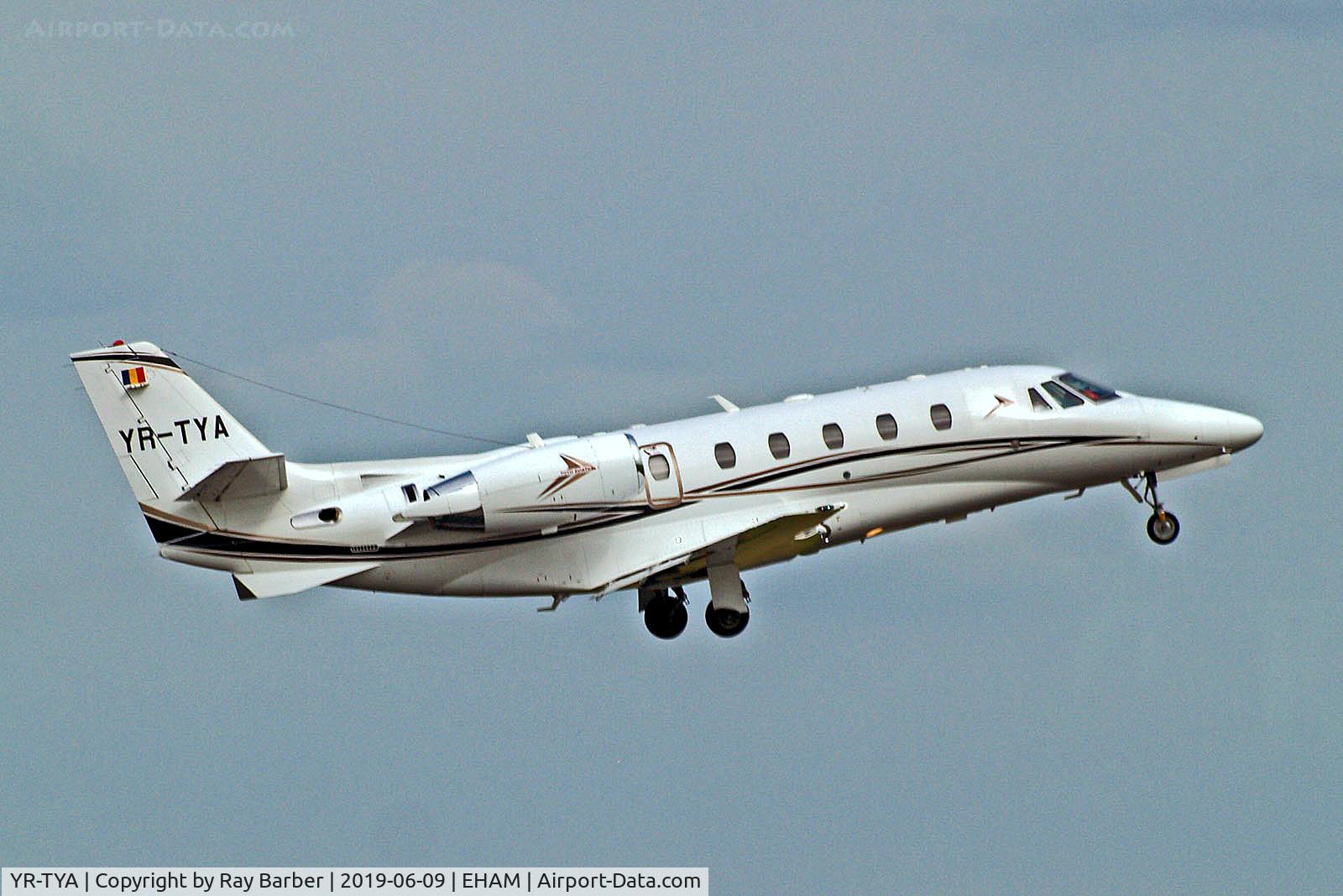 YR-TYA, 2010 Cessna 560XL Citation  XLS C/N 560-6075, YR-TYA   Cessna Citation XLS [560-6075] (Toyo Aviation SARL) Amsterdam-Schiphol~PH 09/06/2019