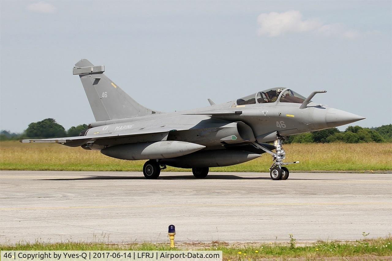 46, 2016 Dassault Rafale M C/N 46, Dassault Rafale M, Taxiing to flight line, Landivisiau Naval Air Base (LFRJ) Tiger Meet 2017