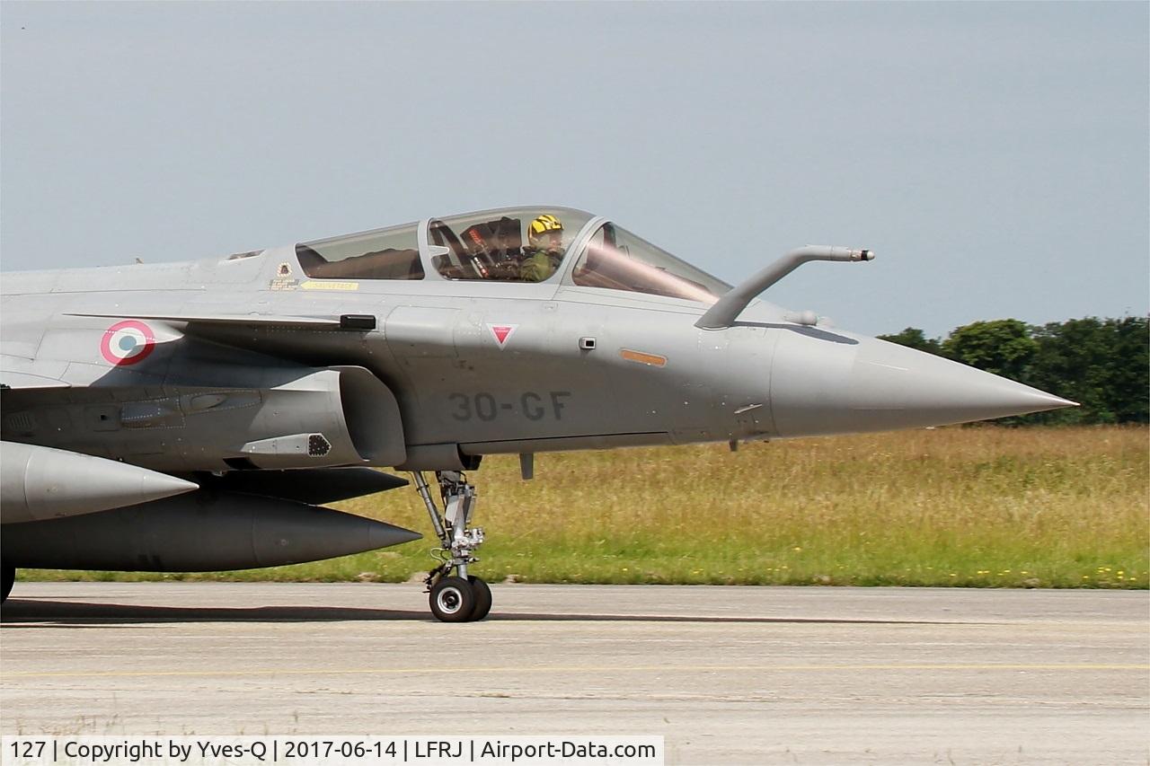 127, Dassault Rafale C C/N 127, Dassault Rafale C, Taxiing to flight line, Landivisiau Naval Air Base (LFRJ) Tiger Meet 2017
