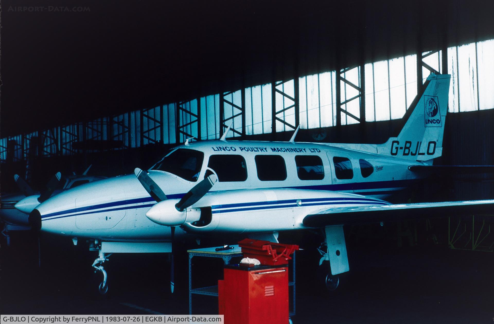 G-BJLO, 1972 Piper PA-31-310 Navajo C/N 31-815, Linco Pa31