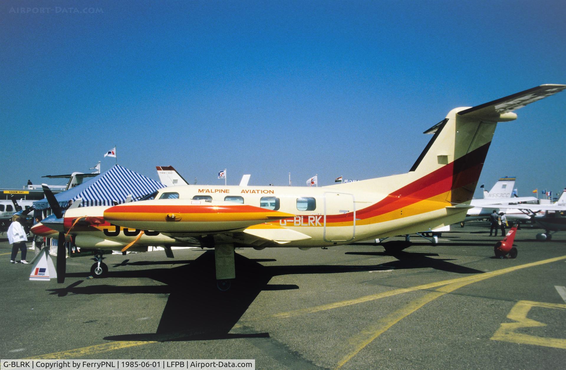 G-BLRK, 1985 Piper PA-42-720 Cheyenne IIIA C/N 42-5501027, McAlpine PA42