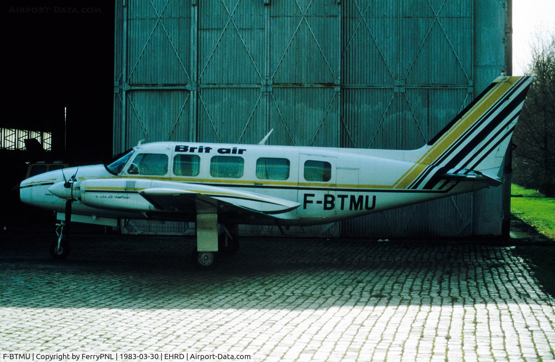 F-BTMU, Piper PA-31-350 Navajo Chieftain Chieftain C/N 31-7305048, Brit Air PA31 stored in RTM