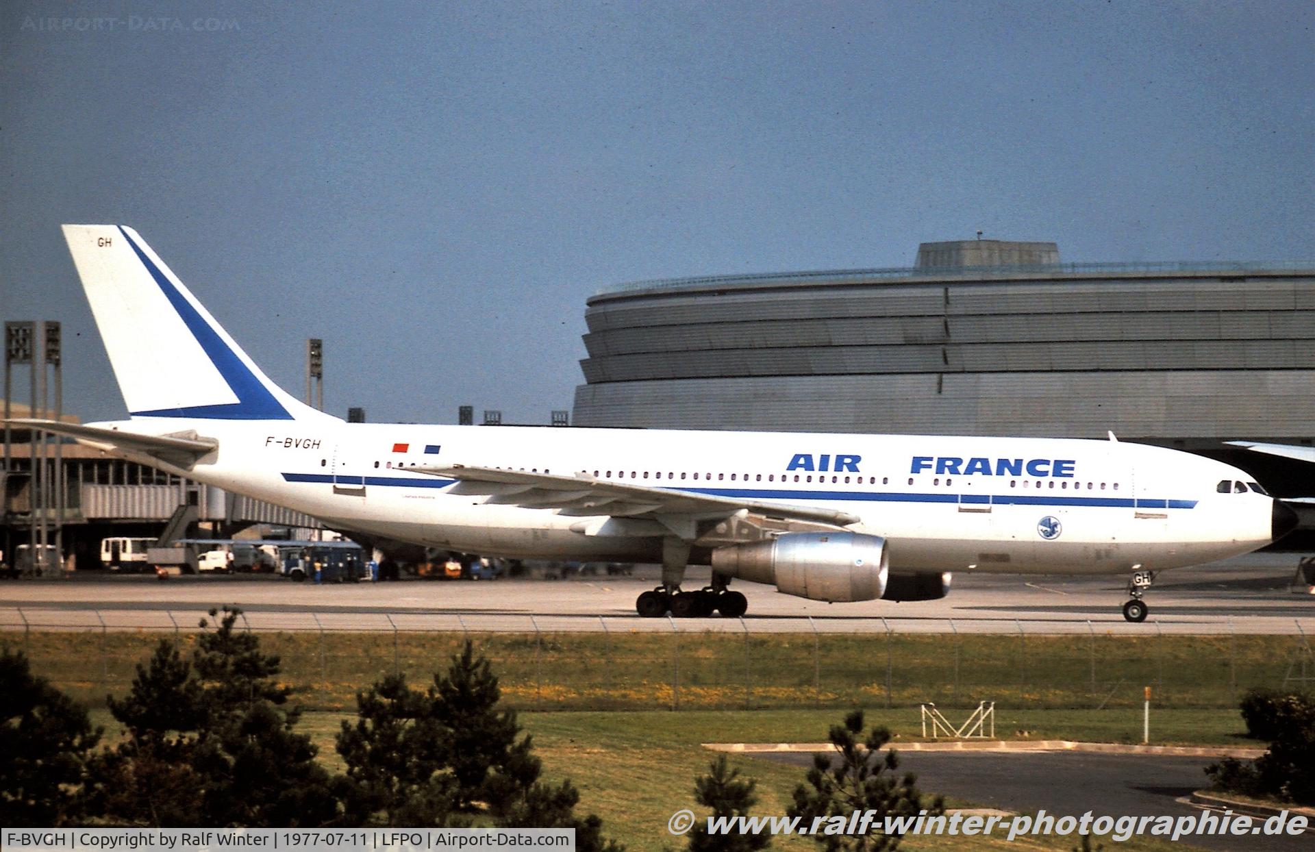 F-BVGH, Airbus A300B4-203 C/N 23, Airbus A300B-42C - Air France - 23 - F-BVGH - 1977 - ORY