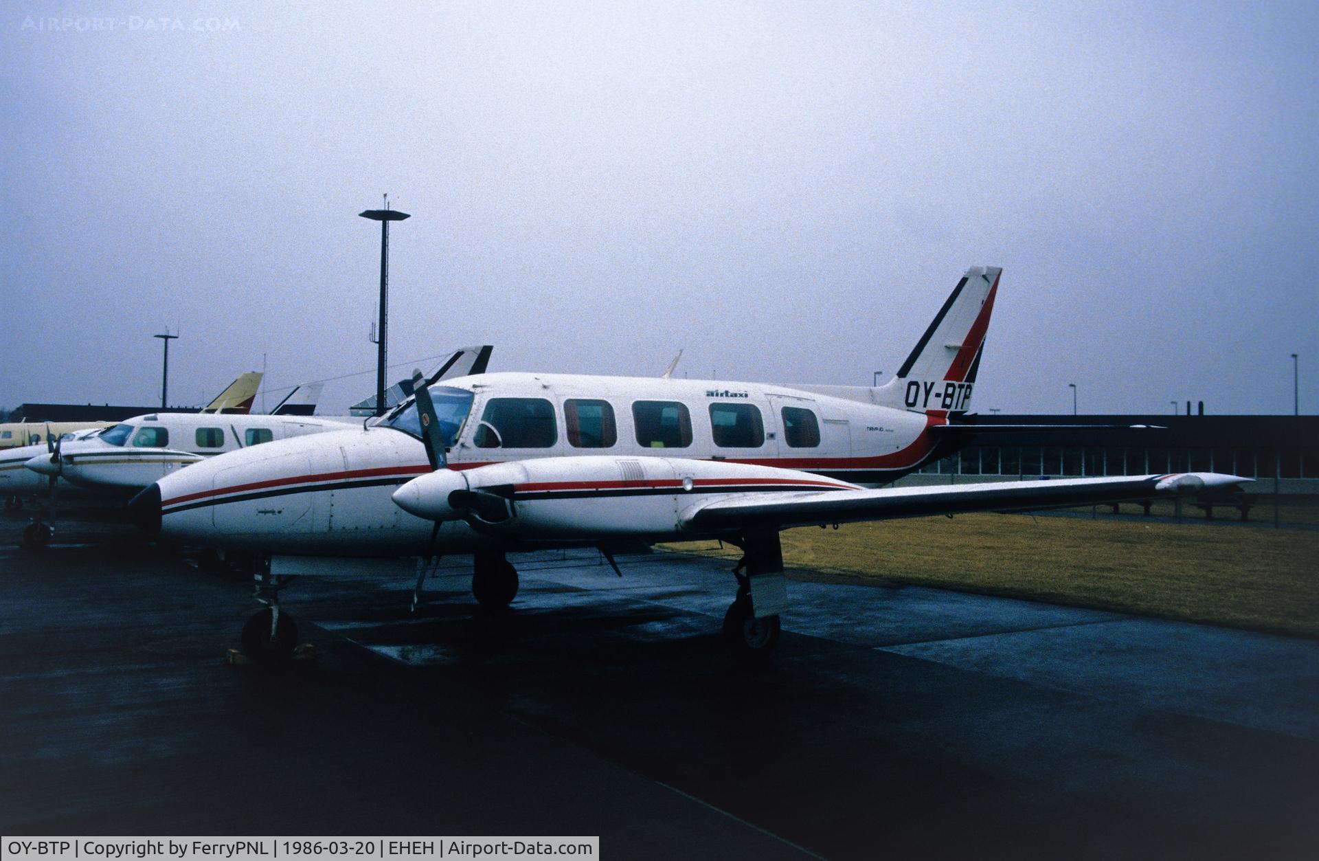 OY-BTP, 1976 Piper PA-31-350 Navajo Chieftain Chieftain C/N 31-7652175, Aalborg Air Taxi PA31