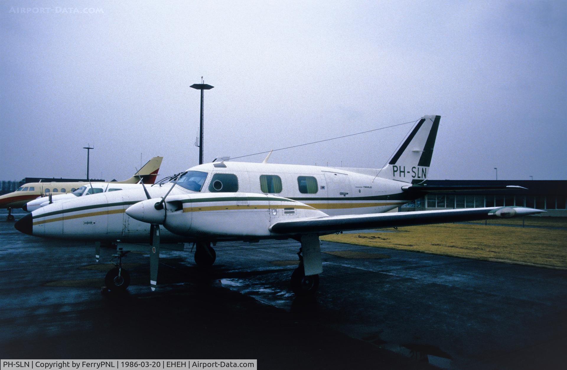 PH-SLN, 1975 Piper PA-31P-425 Pressurized Navajo Navajo C/N 31P-7530014, Shamrock BV PA31P