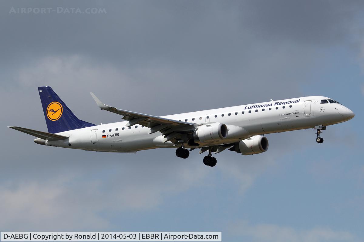 D-AEBG, 2011 Embraer 195LR (ERJ-190-200LR) C/N 19000423, at bru