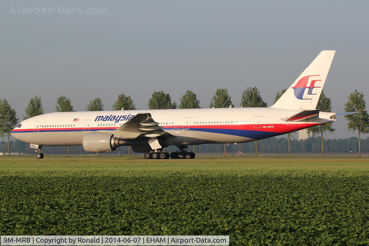 9M-MRB, 1997 Boeing 777-2H6/ER C/N 28409, at spl