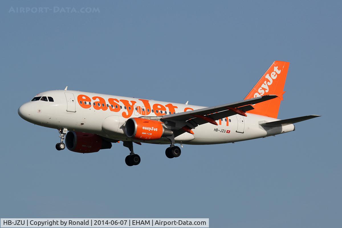 HB-JZU, 2005 Airbus A319-111 C/N 2402, at spl